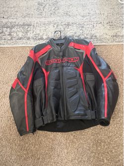 Scorpion Exo motorcycle leather jacket
