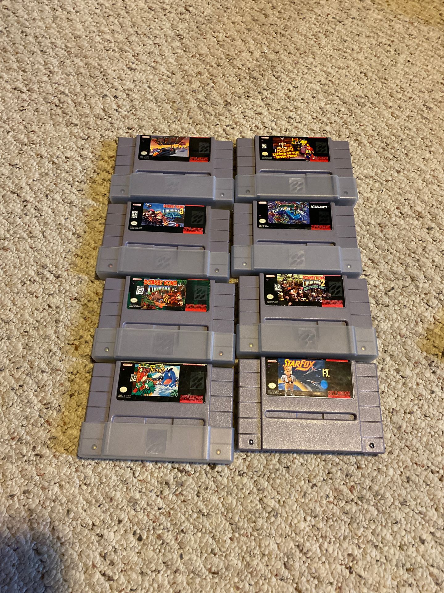 Super Nintendo SNES games (multiple Pictures)