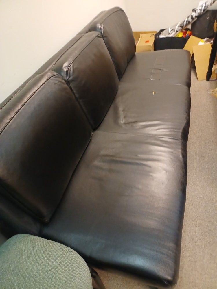 Office Leather Couch