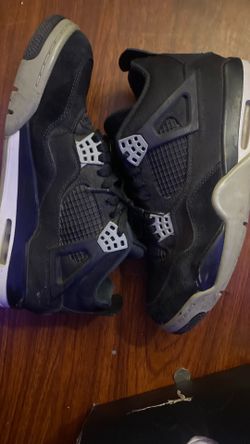 Jordan4 Black Canvas Size 9