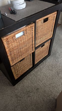 Ikea Rattan BRANÄS Storage Cubes