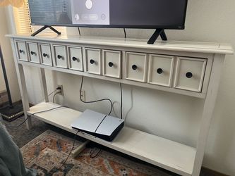 Farmhouse style console table