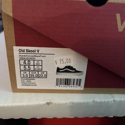 Black and White Vans 
