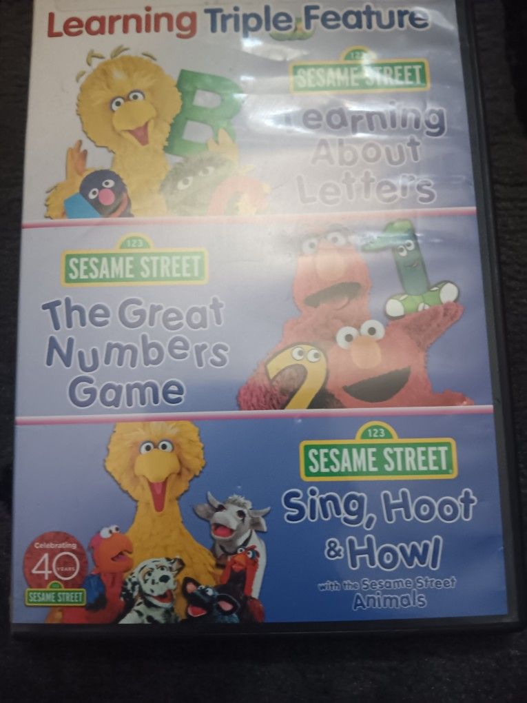Sesame Street Learning Triple Feature