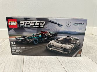 Lego Speed Champions AMG Peteonas MBZ Mercedes Formula One Team