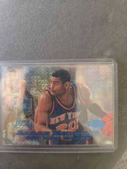 Allan Houston New York Knicks Holofoil LEGACY COLLECTION INSERT Basketball Card ssp
