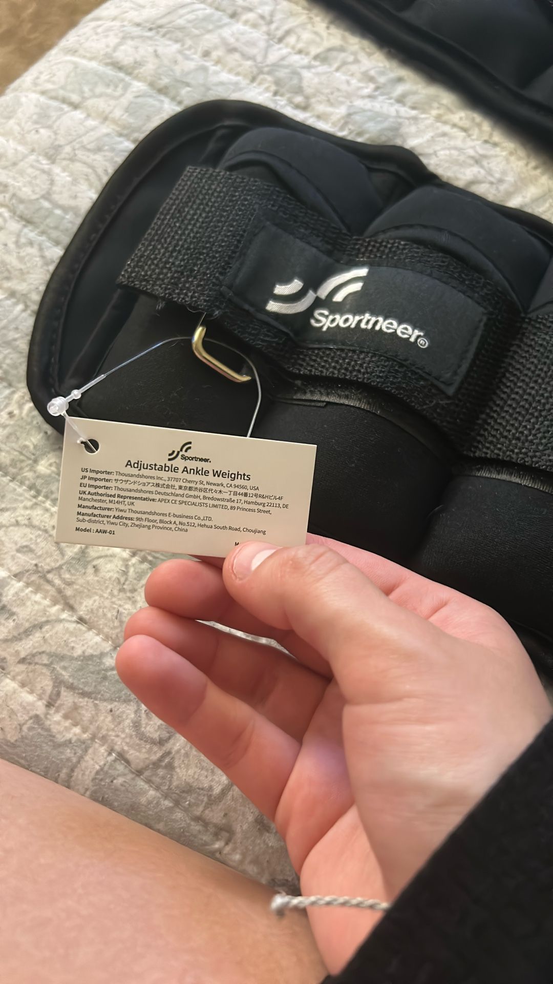 Adjustable Ankle Weights