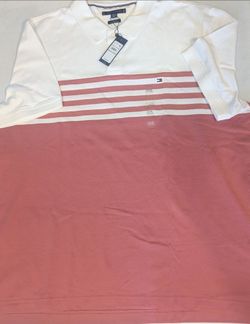 New men's Tommy XXXL Short Sleeve Collared Shirt