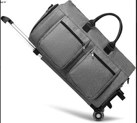 Rolling Duffel Bag with Removable Trolley. New