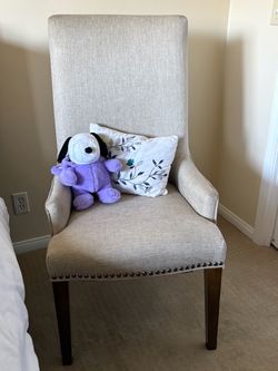Chair upholstered older $5