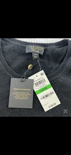 New Charter Club  100% Cashmere Women's Sweater 