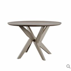Brand new 48” mid century modern dining table