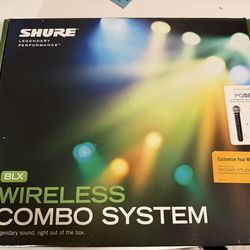 Shure BLX  Wireless Combo System