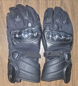 Alpinestars xxl Drystar gloves gauntlet carbon fiber