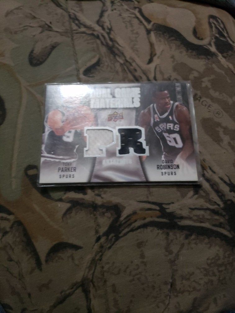 David Robinson, Tony Parker , 2009 UDC Patch Card