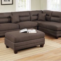 Sectional Sofa + Ottoman