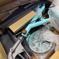 Titan Foldable Rollator Walkers with Seat, 7-Level Adjustable Handles Height, Reliable Parking & Braking System, Easy to Assemble and Use with Cane Ho