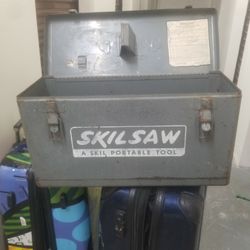 Vintage Skill Circular Saw Metal Boxes 