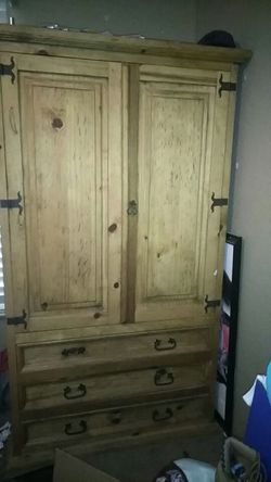 Rustic looking Armoire