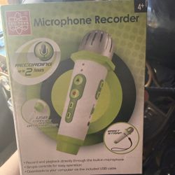 Kids Microphone Recorder Toy (New, USB Recording)