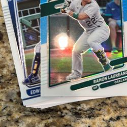 Baseball Cards Stack Of 50