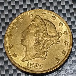 This One Is A Treasury Piece It's A Gold Color Collectors Collectable Coin 
