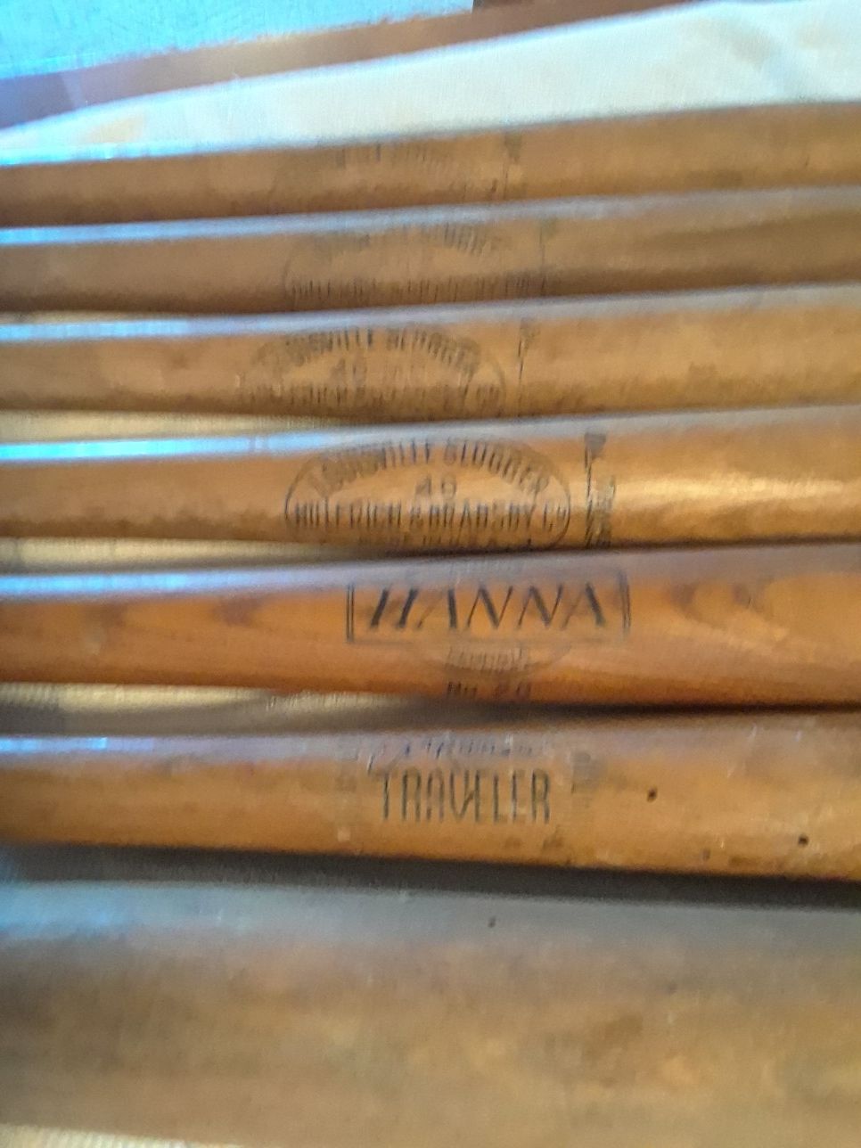 Firewood if no offers!😀 Reduced price-Antique baseball bats from 1930's to 1940's: MAKE OFFER