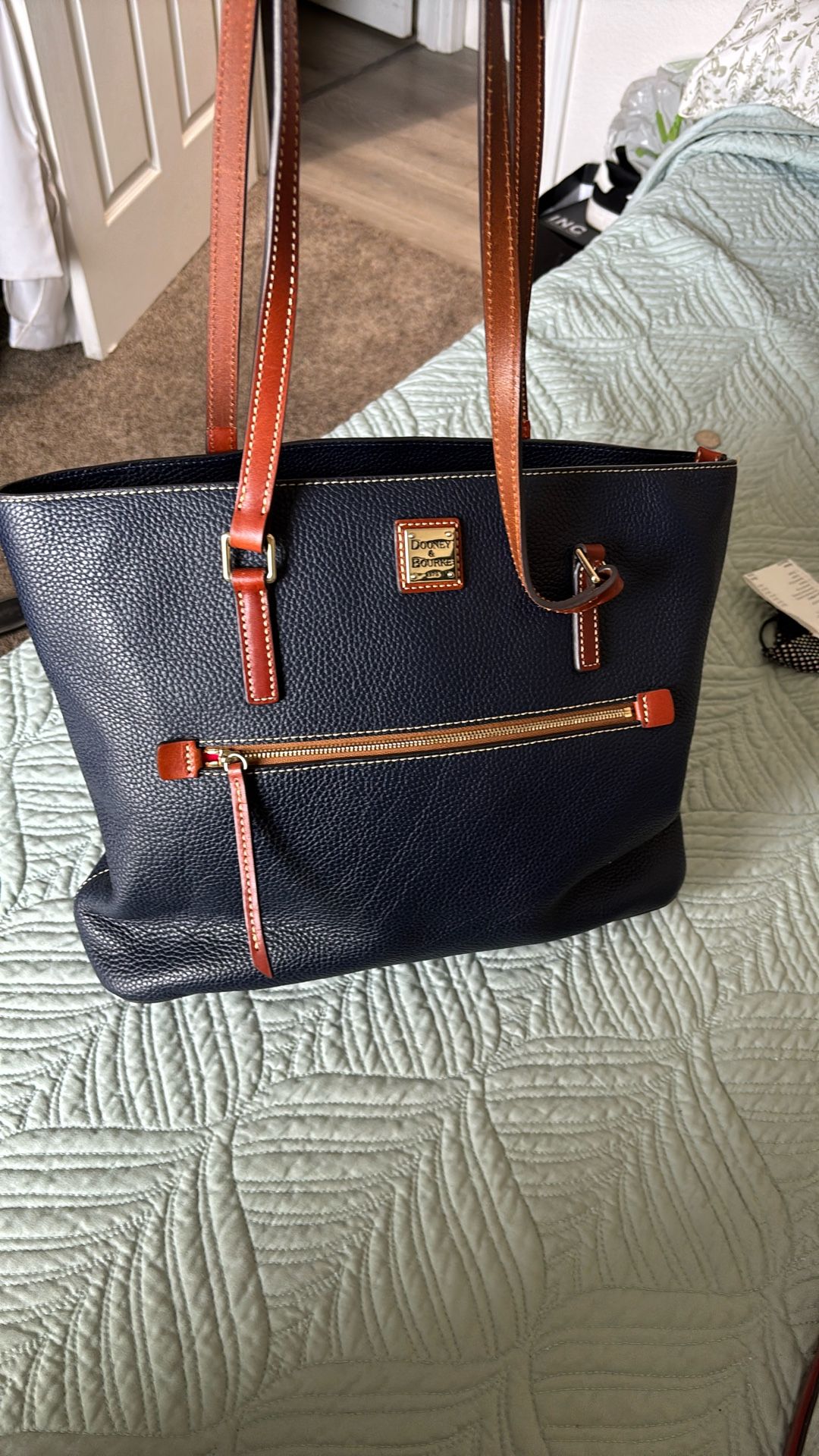 Beautiful Navy Blue Dooney Burke