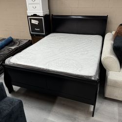 CAMA MATRIMONIAL CON COLCHÓN 