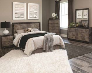 Gorgeous black grey stylish bedroom suite