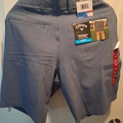 New Size 34 Shorts Callaway, Banana Republic 