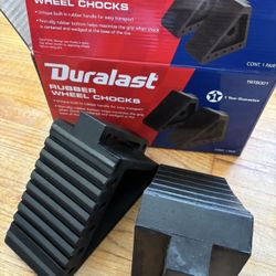 DURALAST RUBBER TIRE CHOCKS