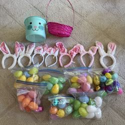 Easter eggs-Easter baskets-Easter head bands and more