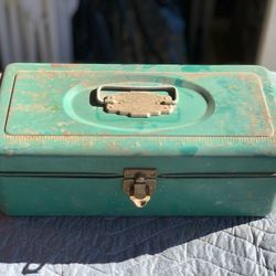 Green Tool Or Make Up Box