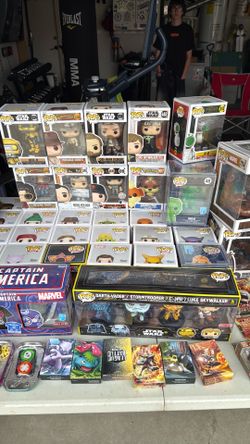 Lot of Funko Pops