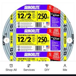 250ft 12-2mc cable Blk, White, Grn