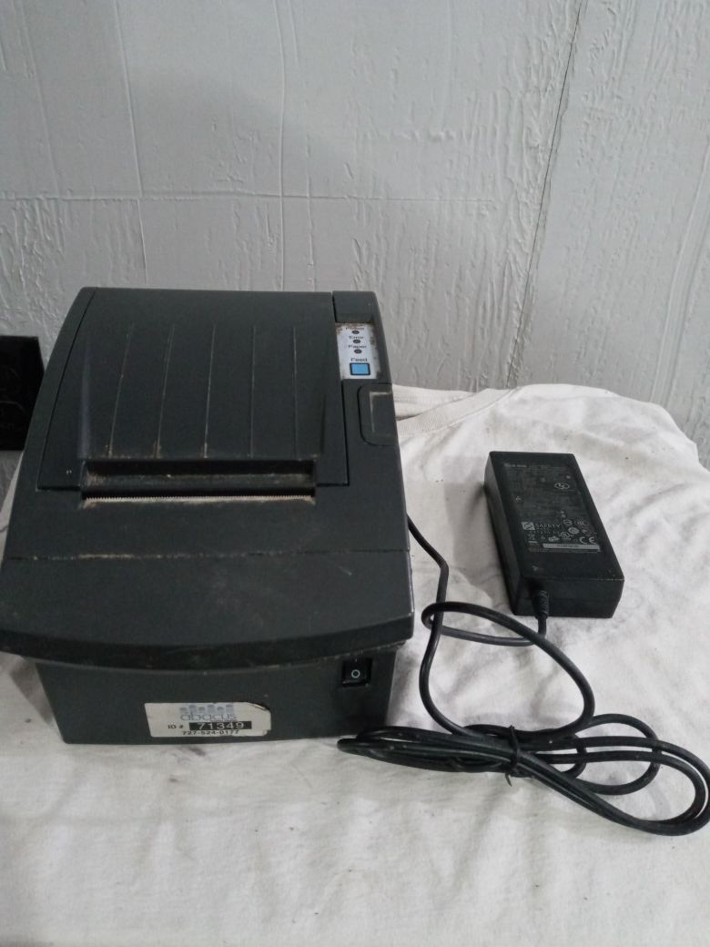Bixolon Thermal Receipt Printer 1634-0080-8801 With AC adapter no power cord