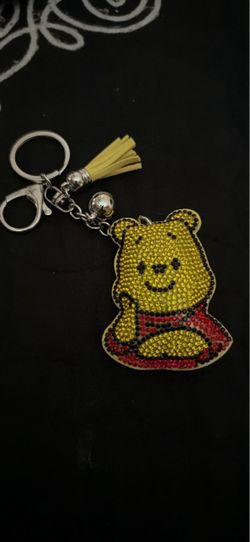 Winnie the Pooh Rhinestone Keychain