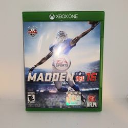 XBOX ONE game MADDEN NFL16 ... see description