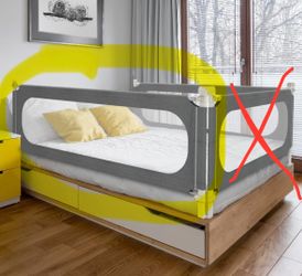 Queen Bed guard Rail