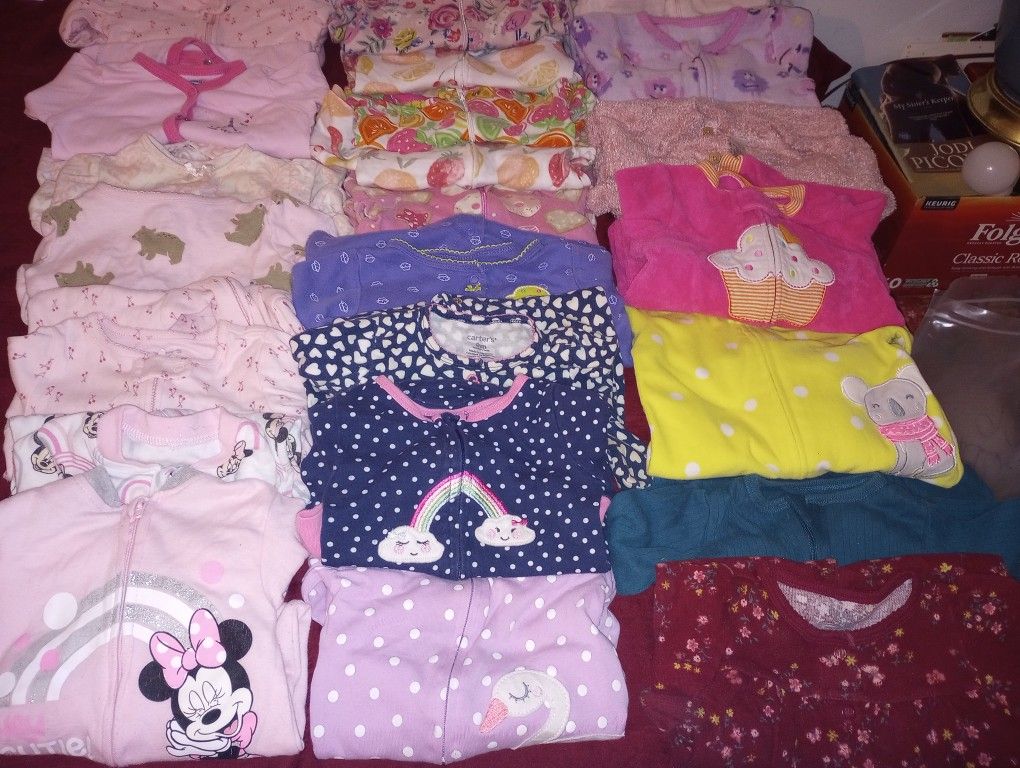 3-6,6-9,12,&18 Months Baby Girls Clothing
