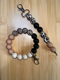 Silicone Wristlet Keychain