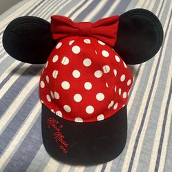 Minnie Mouse Ears Baseball Cap 