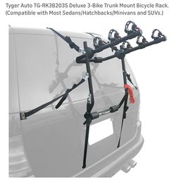 3 Bike Trunk Mount