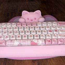yunzii c68 silent keyboard + mousepad