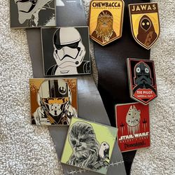 Star Wars Disney Pins With Lanyard