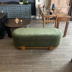 NEW Gorgeous Green Storage Bench!