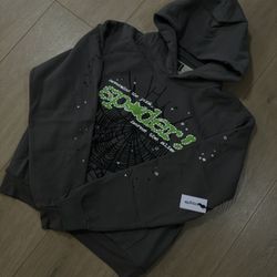 Spyder v2 Slate Grey Hoodie Size MEDIUM