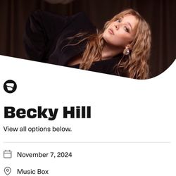 Becky Hill @ Music box! 4 Tickets 