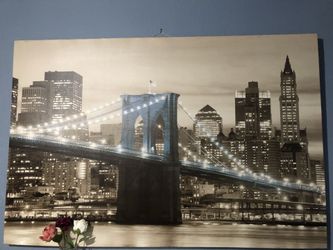 Canvas wall painting perfect condition.
